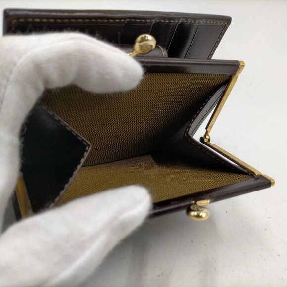 Authentic Fendi Wallet Brown Canvas mn349-113025 - Picture 6 of 9